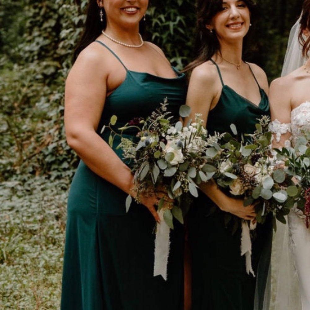 Azazie Pine Maxi Dress